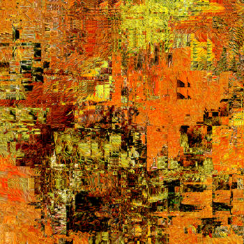 Grafika cyfrowa / sztuka generowana cyfrowo zatytułowany „Erosion des droits” autorstwa Françoise Aubert-Moreau, Oryginalna…