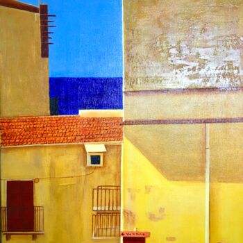 Painting titled "Rue Bixio" by Françoise Augustine, Original Artwork, Acrylic