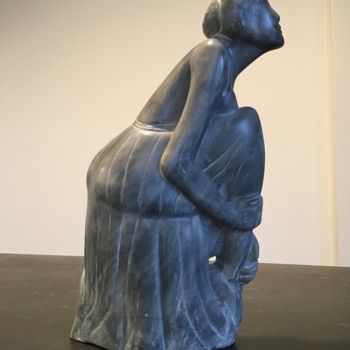 제목이 "Sculpture en stéati…"인 조형물 Cédo로, 원작, 돌