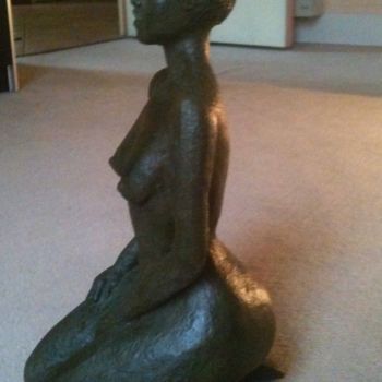 Sculpture intitulée "Maria-Ma Sculpture…" par Cédo, Œuvre d'art originale, Terre cuite