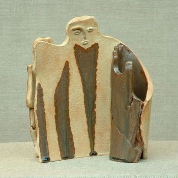 Skulptur mit dem Titel "Filiation" von Francoise Favre, Original-Kunstwerk