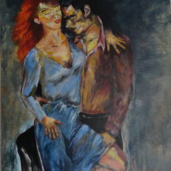 Painting titled "proposition-indecen…" by Françoise Folley, Original Artwork, Acrylic