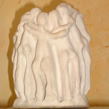 Sculpture titled "le secret" by Françoise Gonthier, Original Artwork