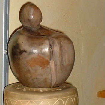 Skulptur mit dem Titel "sereinité" von Françoise Gonthier, Original-Kunstwerk