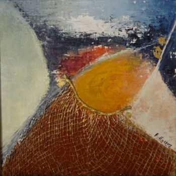 Картина под названием "Abstraction - 8" - Françoise Husson, Подлинное произведение искусства, Акрил