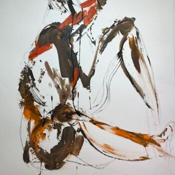 Картина под названием "FEMME 16" - Francoise Leblanc, Подлинное произведение искусства, Акрил