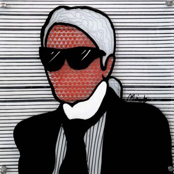 Painting titled "Karl" by Francoise Minet, Original Artwork, Acrylic