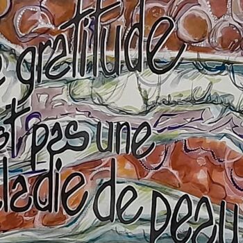 Pintura titulada "Gratitude." por Françoise Niel Aubin, Obra de arte original, Acuarela
