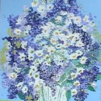 Peinture intitulée "Bouquet" par Françoise Rischmann, Œuvre d'art originale