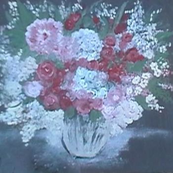 Malarstwo zatytułowany „Bouquet” autorstwa Françoise Rischmann, Oryginalna praca