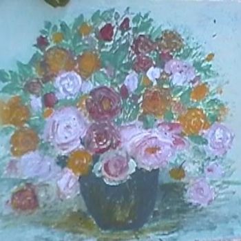Pittura intitolato "Bouquet" da Françoise Rischmann, Opera d'arte originale