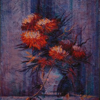제목이 "Bouquet rouge 2"인 미술작품 Françoise Hannequin로, 원작