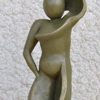 Sculpture titled "Ma Dame" by Françoise Pasquier, Original Artwork