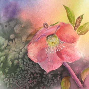 绘画 标题为“explosion-florale.j…” 由Françoise Pillou, 原创艺术品, 水彩