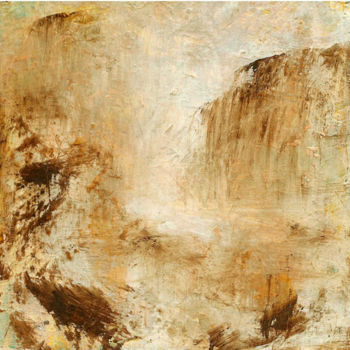Painting titled "Les Passes Brumes 3" by Françoise Veillon, Original Artwork