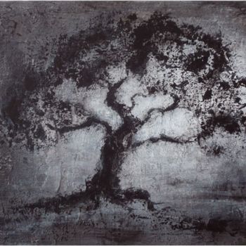 Картина под названием "L'Arbre 7" - Françoise Veillon, Подлинное произведение искусства, Акрил