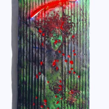 Γλυπτική με τίτλο "ARC ROUGE" από Francois Retali, Αυθεντικά έργα τέχνης, Μέταλλα