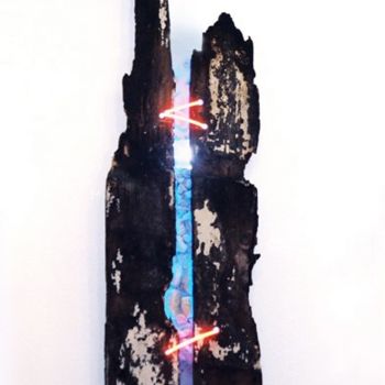 Sculpture intitulée "BONIFAZIU ( Stantar…" par Francois Retali, Œuvre d'art originale, Techniques mixtes