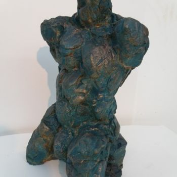 Sculpture intitulée "Torse d'homme" par François Tamalet, Œuvre d'art originale