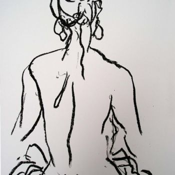 Drawing titled "Gwen" by François Tamalet, Original Artwork