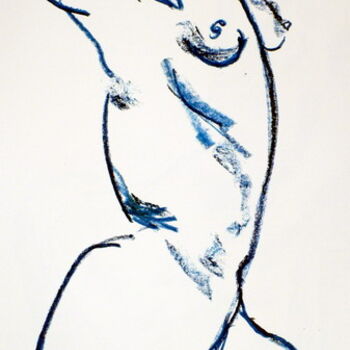 Drawing titled "Hélene" by François Tamalet, Original Artwork