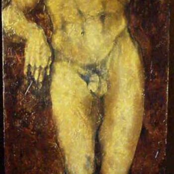 Painting titled "eolo" by Franco Marras, Original Artwork