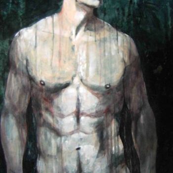 Painting titled "sebastiano" by Franco Marras, Original Artwork