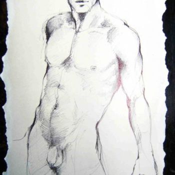 Painting titled "apollo" by Franco Marras, Original Artwork