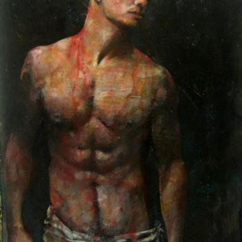 Картина под названием "new_painting_2010_0…" - Franco Marras, Подлинное произведение искусства
