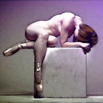 "Danseuse" başlıklı Tablo Frandiodore tarafından, Orijinal sanat, Pastel