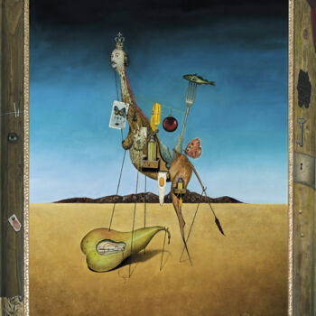 "The triumphal victo…" başlıklı Tablo Frank Kortan tarafından, Orijinal sanat, Petrol