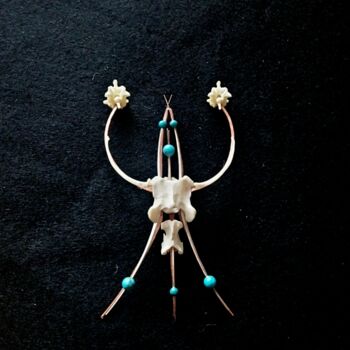 Diseño titulada "Necklace 'sunholder'" por Frank Muller, Obra de arte original, Joyas