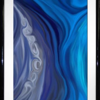 Цифровое искусство под названием "Soul Blue" - Frank Siebel, Подлинное произведение искусства, Цифровая живопись