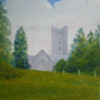 Peinture intitulée "St.James,Church of…" par Frank Daly, Œuvre d'art originale, Huile