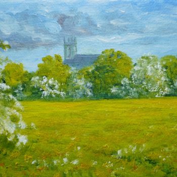 제목이 "Buttercup Meadow,At…"인 미술작품 Frank Daly로, 원작, 기름