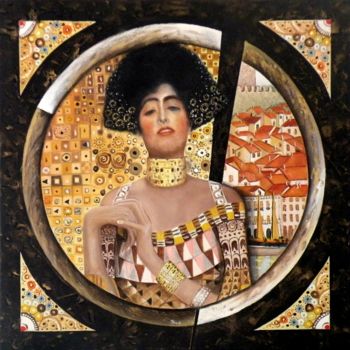 Painting titled ""Klimt Focalisé"" by Frank Godille, Original Artwork
