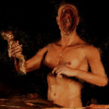 Arte digitale intitolato "Ante Pater" da Francisco Tabakman (Frankly Tired), Opera d'arte originale, Pittura digitale