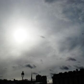 Photography titled "Le ciel de Paris,Fr…" by Smiljana Frankovic - Karaman, Original Artwork