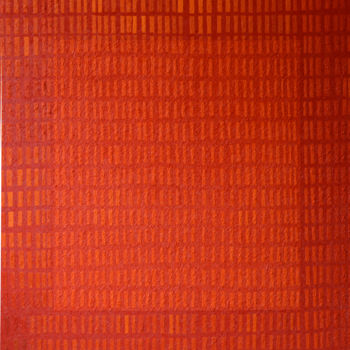 Pintura titulada "infini-rouge-sur-ro…" por Frank Sèves, Obra de arte original