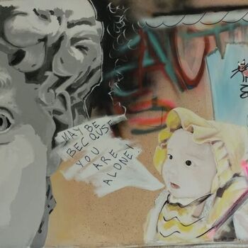 Pintura titulada "Quizá es porque est…" por Franky Vv, Obra de arte original, Acrílico