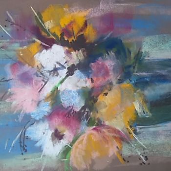 Painting titled "Le bouquet" by Françoise Sorrel, Original Artwork