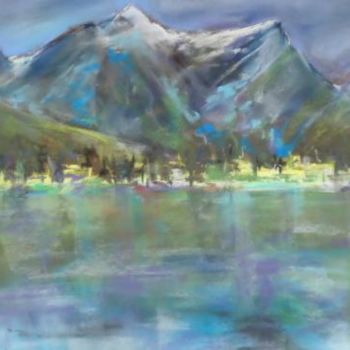 제목이 "Lac de montagne"인 미술작품 Françoise Sorrel로, 원작