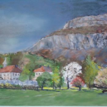 Painting titled "Le Clos des Capucins" by Françoise Sorrel, Original Artwork