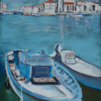 Painting titled "Le port de sète" by Françoise Sorrel, Original Artwork