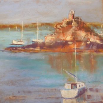 Peinture intitulée "Ile Bréhat" par Françoise Sorrel, Œuvre d'art originale