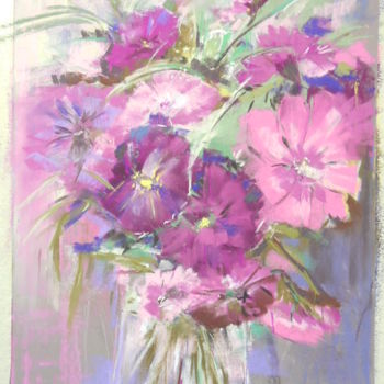 Painting titled "Bouquet" by Françoise Sorrel, Original Artwork