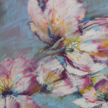 Painting titled "Fleur du printemps" by Françoise Sorrel, Original Artwork