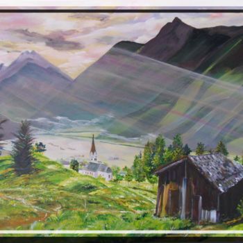 Peinture intitulée "Tyrol" par Fransua, Œuvre d'art originale, Acrylique