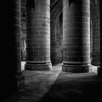 Photographie intitulée "Mont Saint Michel 13" par Franz Hümpfner, Œuvre d'art originale, Photographie argentique