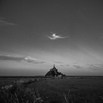 Fotografia zatytułowany „Mont Saint Michel a…” autorstwa Franz Hümpfner, Oryginalna praca, Fotografia filmowa